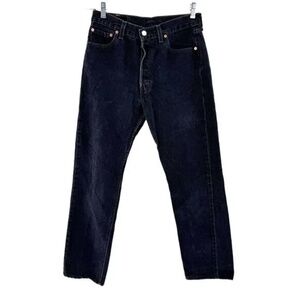 Vintage 90s Levi's For Women 501 Jeans USA Made Measures 30x29 NOT 30/34 Black